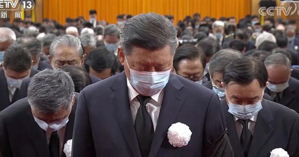 Hình ảnh lễ truy điệu cố Chủ tịch Trung Quốc Giang Trạch Dân