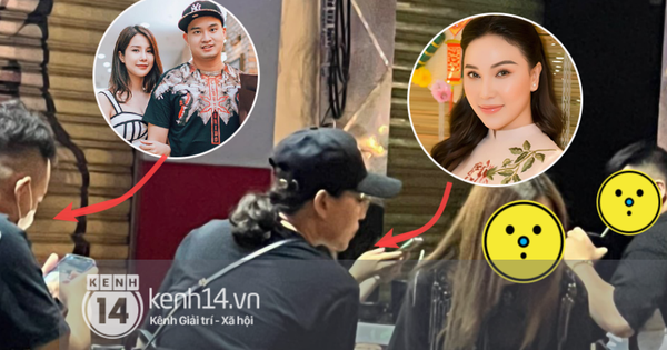 Quynh Thu and her husband Diep Lam Anh caught on a weekend date?