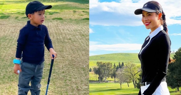 3 years went to the golf course with his mother, the most surprising thing is this?