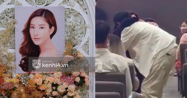 Flying Leaf actor’s ex-husband and girlfriend hug and share their pain in memorial service