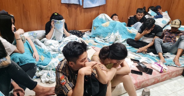 20 people test positive for drugs in a hotel in Tien Giang