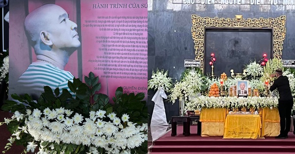 A series of touching photos at the funeral of director Vu Minh