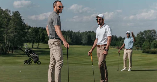 Why do rich men often play golf?