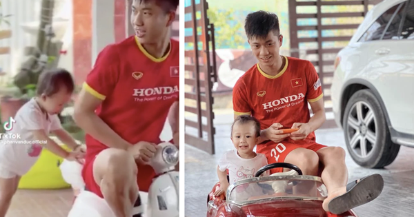 Van Duc bought a “super car” for his daughter, excitedly testing it with the little angel