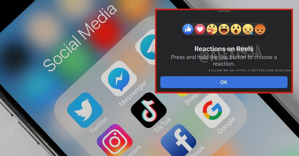 Instead of just “dropping hearts” like TikTok, Facebook will allow users to react more on Reels