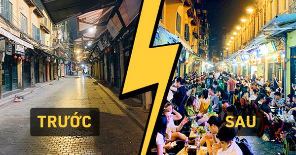 The most vibrant street at night in Hanoi “revived” intensely after more than 1 year of dismal business
