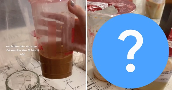 When she was in love, she ordered milk tea to drink, the girl discovered the unbelievable truth and posted a clip to expose and warn netizens