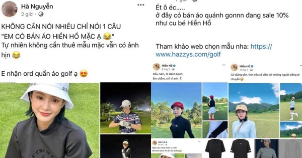 Hien Ho, please open Facebook to see the golf shirt merchants are happy here, the family is racing to receive orders quickly