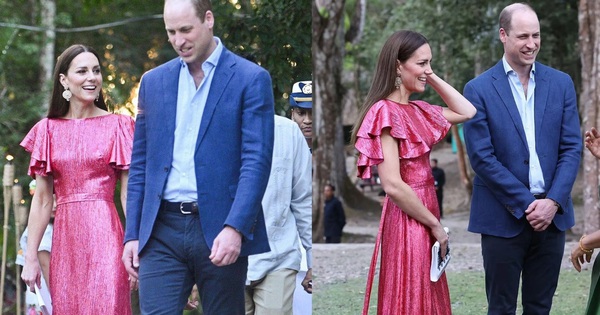 Princess Kate explodes in style, Prince William wears a suit like a young man and sinks when standing next to his wife