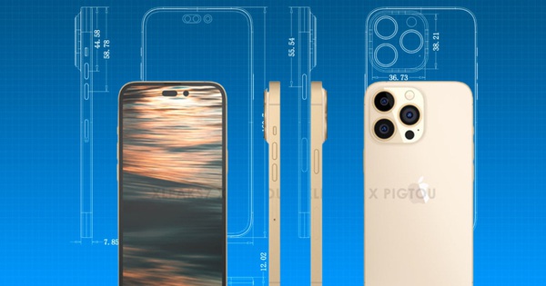 Leaked design images of iPhone 14 Pro, will there be a breakthrough change in both the notch and the camera?