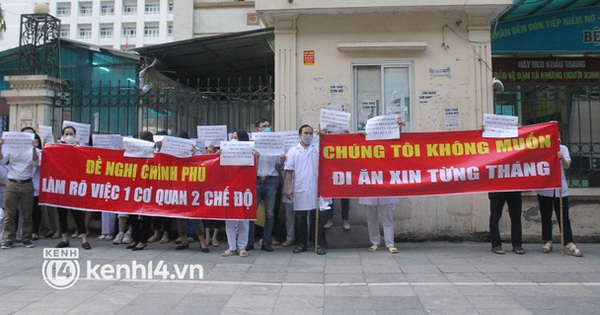 Claiming a salary, medical staff still “takes to the streets” to solve it completely