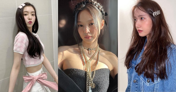 Looking at the Instagram of Korean stars, I learned 3 ways to wear dreamy hairpins to help create a “divine” face effect.