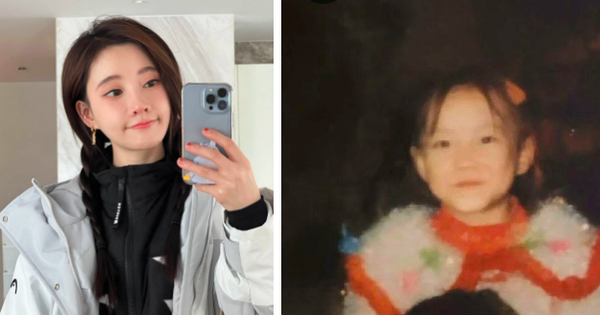 The female streamer released childhood photos to prove “naturally beautiful”, who expected to be rejected by netizens because… she didn’t see anything like it!