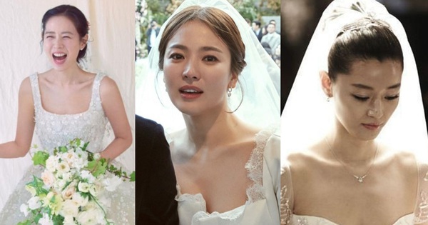 Why do Son Ye Jin and the best brides of Kbiz only have a simple bun on the wedding day?  The answer shows the superstar level