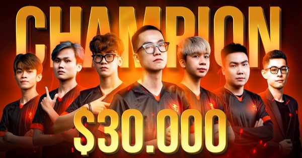 Elly and Team Flash destroy Cerberus Esports to become the champion of WCS 2022, receive a prize of 600 million VND