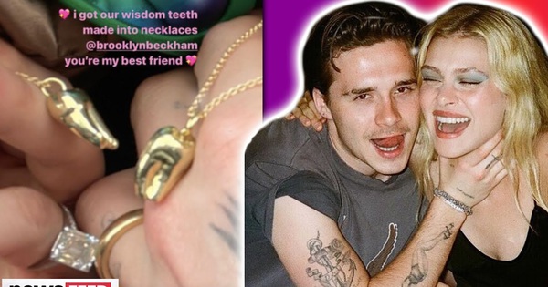 Brooklyn Beckham and his wife reveal the shocking truth hidden in this necklace