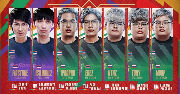 Bringing the AWC 2021 championship team to the 31st SEA Games, Thailand’s Lien Quan Mobile team will be a big challenge for Vietnam?