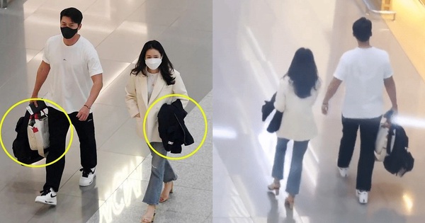 Revealing the clip of Hyun Bin and Son Ye Jin after deliberately separating at the airport, the husband “shows love” without forgetting to pamper his wife like this