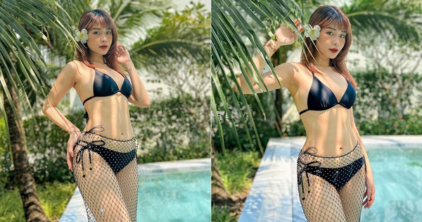 Rhymastic wife “burns the eyes” of viewers with a series of hot bikini photos.