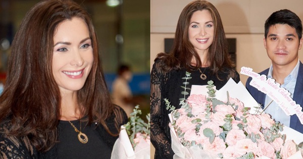 Miss Universe 2005 Natalie Glebova came to Vietnam, personally welcomed by CEO Tran Viet Bao Hoang