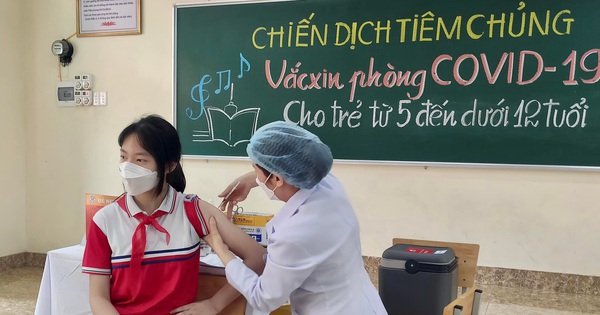 Quang Ninh injects Covid-19 vaccine for children from 5 to under 12 years old