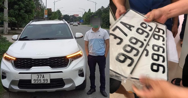 Number plate of the 9th quarter in Nghe An was asked to buy a car at a high price