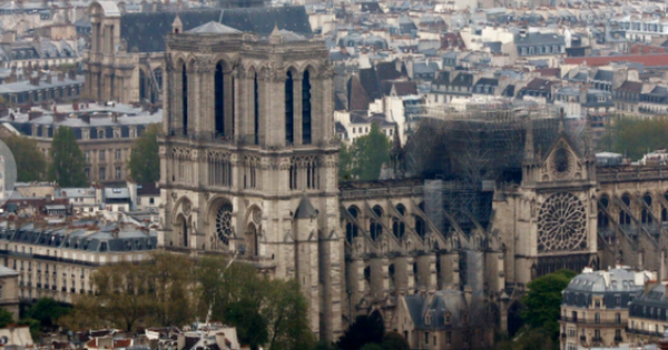 How has Notre Dame Cathedral changed after the fire 3 years ago?