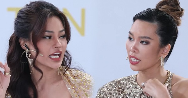 Without Xuan Lan, Ha Anh argued jubilantly with Vu Thu Phuong at Miss Universe Vietnam