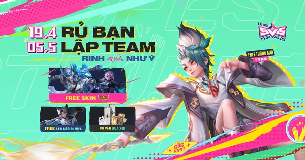 Lien Quan gamers receive free new general Yan and 1 skin of S + level in the event to welcome the new version