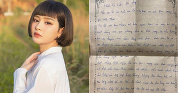 The image of Hien Ho’s handwritten letter