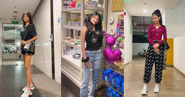 14-year-old Truong Ngoc Anh’s daughter wears stylish “cool girl” clothes, even if she looks at it 1000 times, she won’t get bored