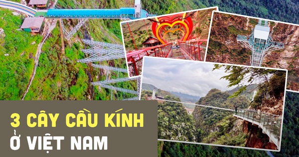 Vietnam has 3 glass bridges all causing a stir, 1 of which is being registered as the longest walking glass bridge in the world.