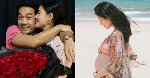 Kathy Uyen posted a picture of her 24th week pregnant, what a beauty that netizens praised