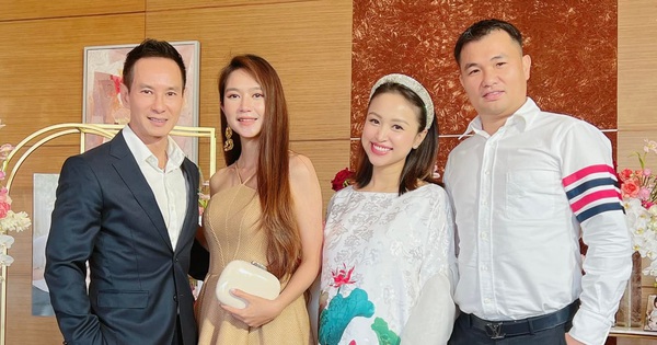 Ly Hai and his wife dress up for the wedding, the beauty of the mother of 4 children attracts attention