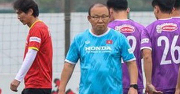 Coach Park Hang-seo eliminated the first player in Vietnam U23, temporarily closing the list to attend the SEA Games