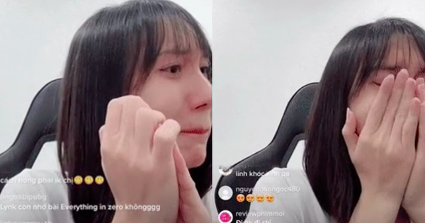 While covering on the livestream, Lynk Lee suddenly lost her voice because she cried