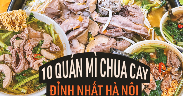 10 quán mì chua cay tim cật dọc khắp Hà Nội, ăn ngay cho bõ đợt lạnh giữa tháng 5