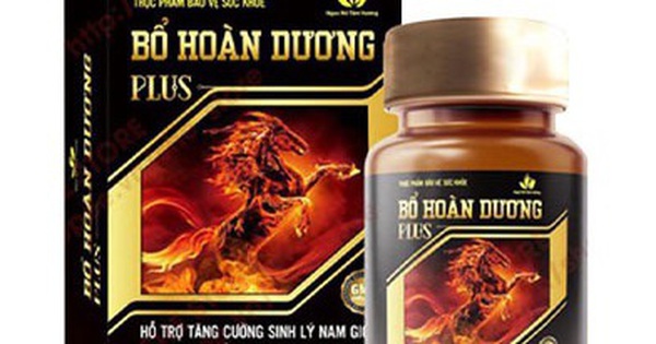 Food supplement for kidney and yang of Vinh Dien Medical Company contains banned substances