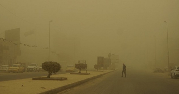 Unprecedented sandstorm covers parts of the Middle East