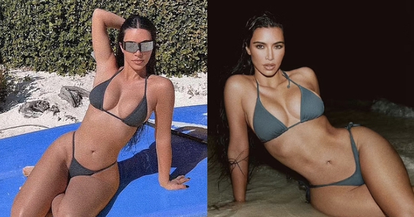 Kim Kardashian released a tiny bikini photo that caused a “storm” on social networks
