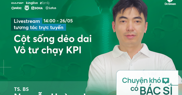 TS. BS Nguyễn Hoàng Long tư vấn bí quyết để “Cột sống dẻo dai, vô tư chạy KPI”