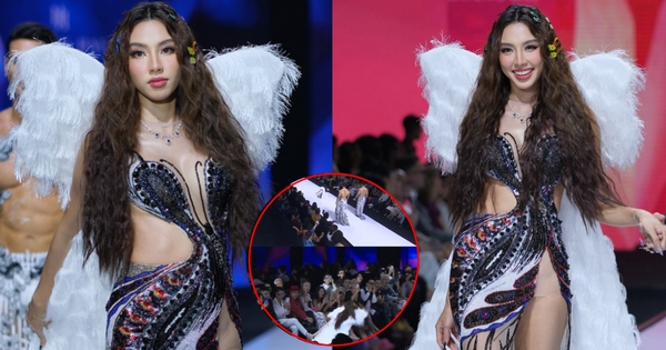 Thuy Tien met an “omen” before the fall of a lifetime right on the catwalk