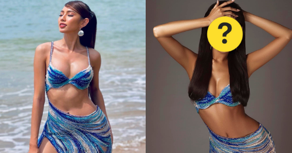 The strong contestant of Miss Universe Vietnam wears the stormy design of Thuy Tien, who is better than who?