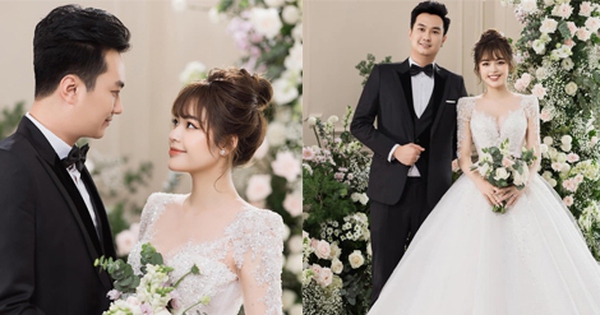 The visual combination of the bride and groom is so excellent!