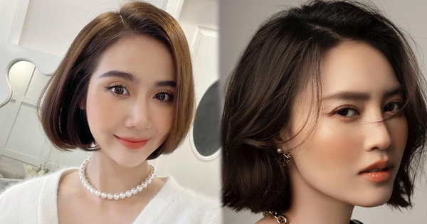 Many Vietnamese beauties are wearing a super chic and elegant short hairstyle