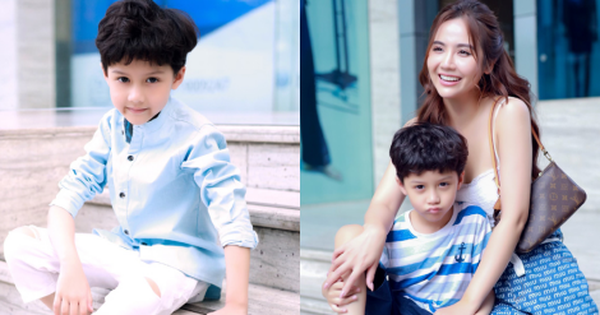 The real-life son of Van Trang (Phan Minh Huyen) “Loves the sunny day” overshadowing his mother