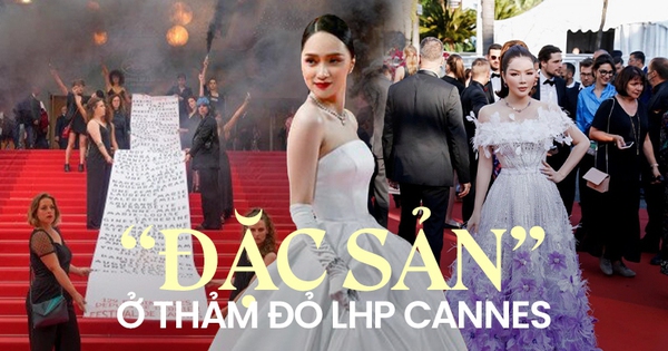A few seconds of Ly Nha Ky, Huong Giang on the red carpet and the story of Cannes just needing money