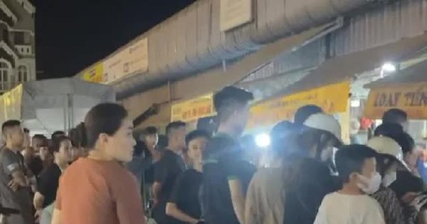 A man was stabbed to death at the largest wholesale market in Thanh Hoa