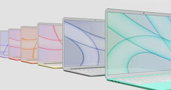 MacBook Air will appear in many new colors?
