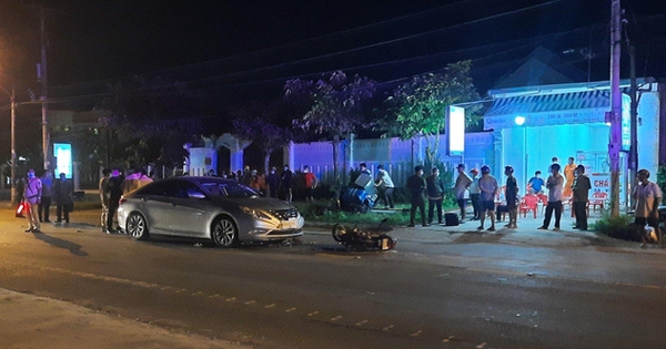 Blue sea car caused an accident, one person died